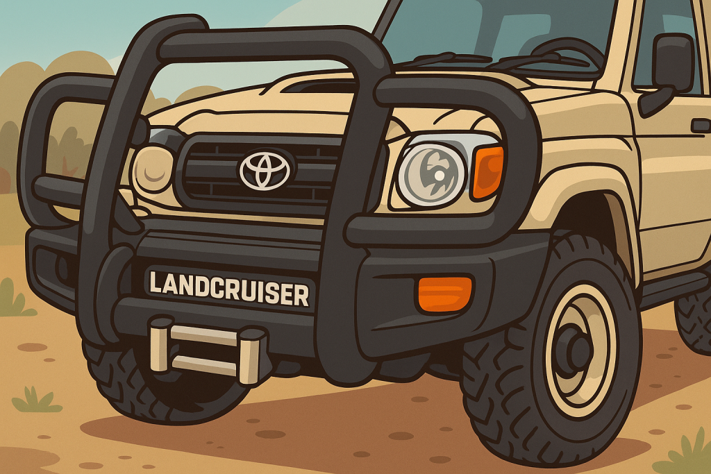 toyota 79 bullbar